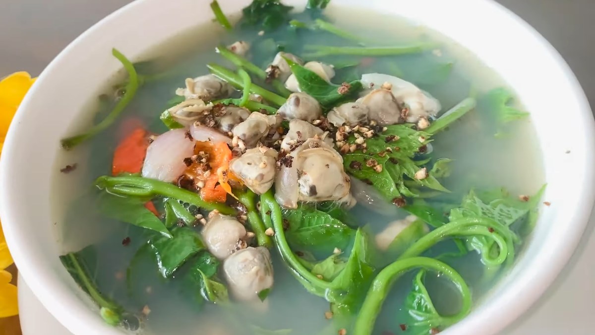 RAU LANG NẤU NGAO (NGHÊU)