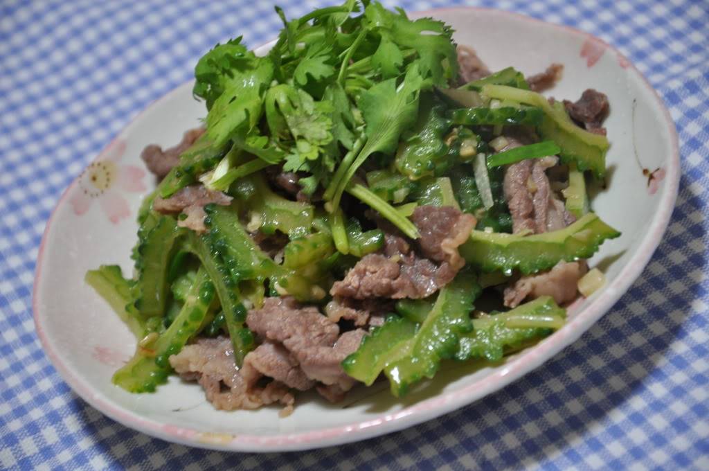 KHỔ QUA XÀO THỊT BÒ