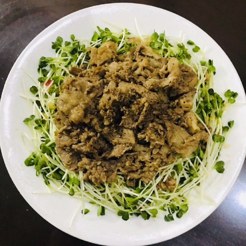 GỎI BÒ RAU MẦM