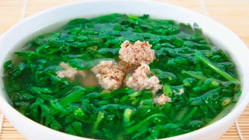 TẦN Ô NẤU CANH THỊT BẰM