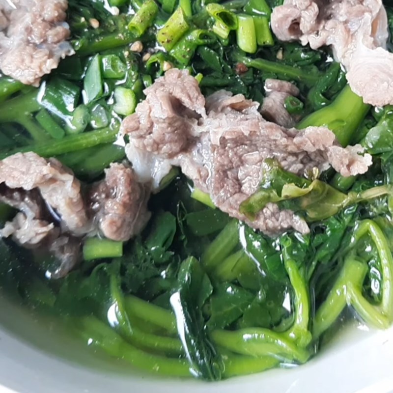 XÀ LÁCH XOANG NẤU CANH THỊT BÒ