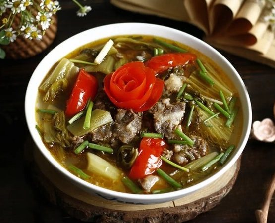 DƯA CẢI HẦM XƯƠNG