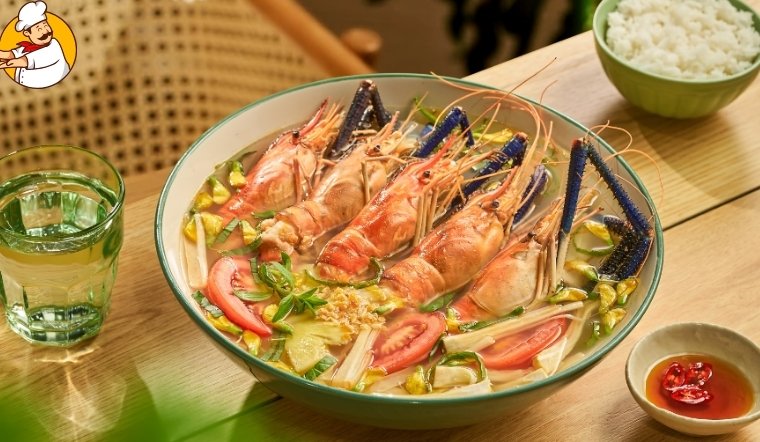 CANH CHUA TÔM BỒN BỒN VÀ ĐIÊN ĐIỂN