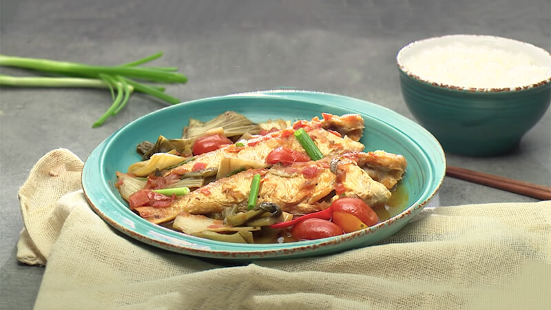 CÁ HƯỜNG KHO CÀ CHUA