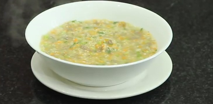 CHÁO THỊT BÒ CÀ RỐT