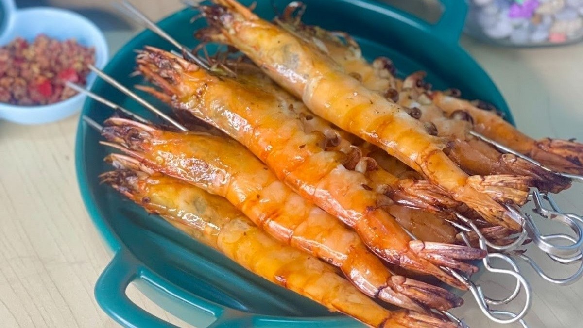 TÔM NƯỚNG MUỐI ỚT