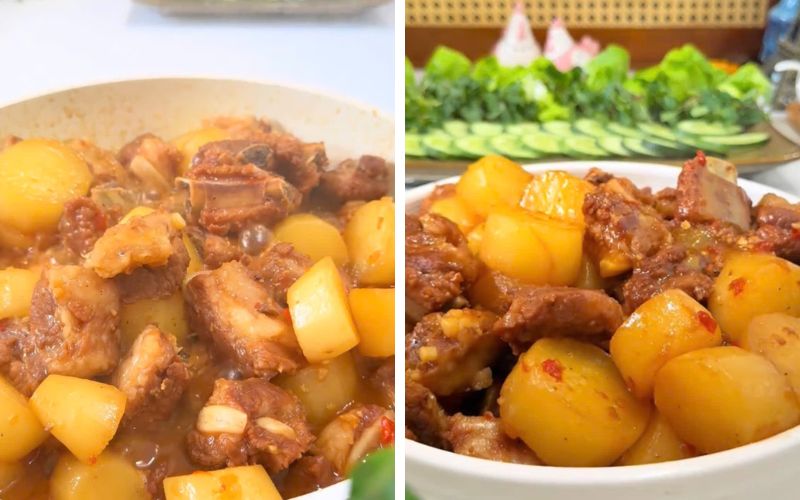 SƯỜN KHO CỦ CẢI