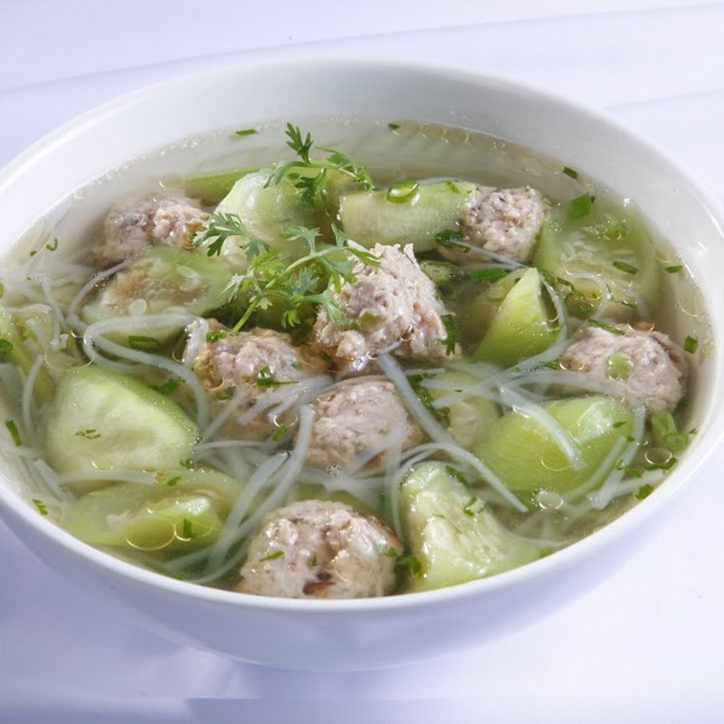 CANH MƯỚP THỊT BĂM