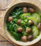 CANH MỒNG TƠI NẤM RƠM