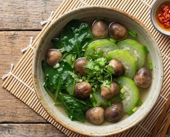 CANH MỒNG TƠI NẤM RƠM