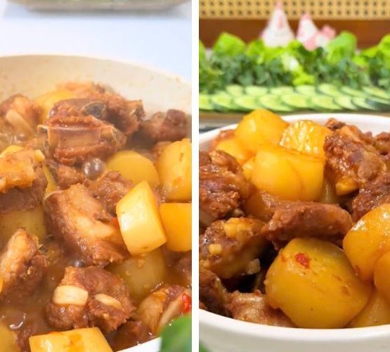 SƯỜN KHO CỦ CẢI TRẮNG