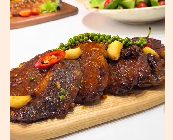 BÒ STEAK MẮM NHỈ