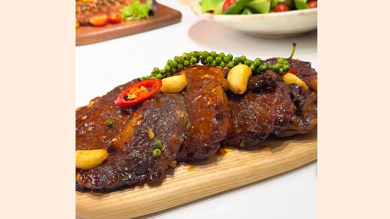 BÒ STEAK MẮM NHỈ