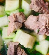 CANH BẦU SƯỜN HEO