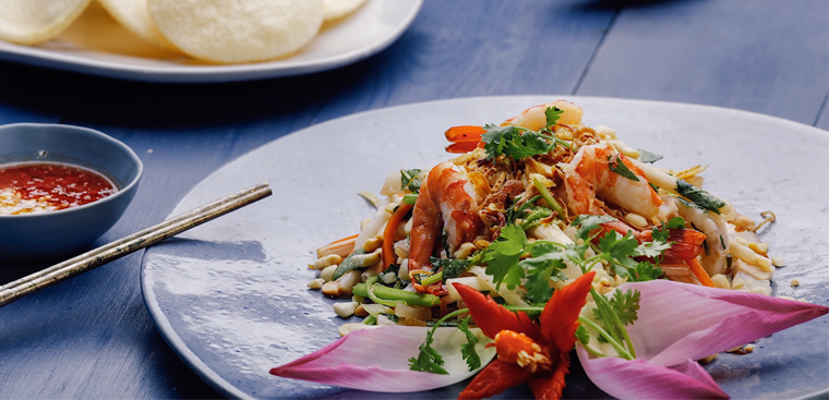 GỎI NGÓ SEN TÔM THỊT