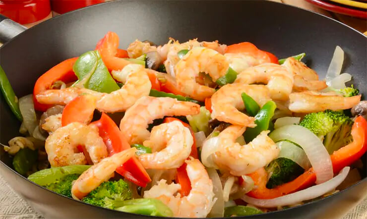 TÔM XÀO THẬP CẨM